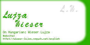 lujza wieser business card